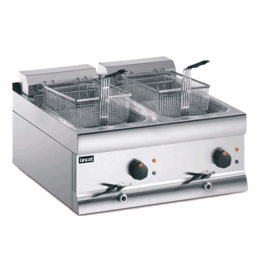 Lincat DF66 Silverlink 600 Electric Twin Tank Counter-Top Fryer