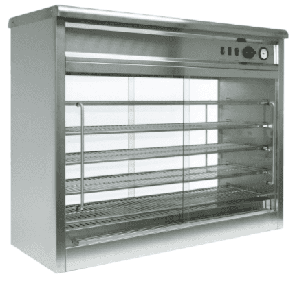 Parry PC140G Pie Master Electric Pie Cabinet With Glass Back