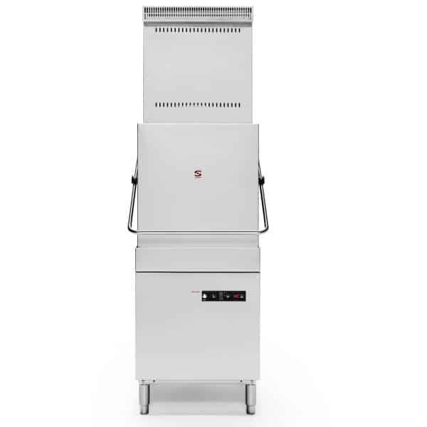 SAMMIC X-100CV X-TRA Commercial Passthrough Dishwasher With Breaktank, Drain Pump & Steam Condenser - 230/50/1 DD