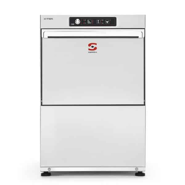 SAMMIC X-35D 230/50/1 DD X-TRA Commercial Glasswasher With Built-in Water Softener - 350mm Basket