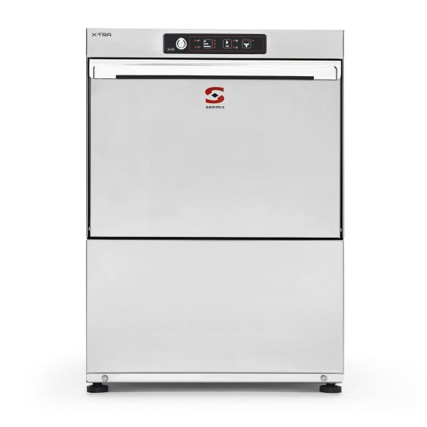SAMMIC X-40D 230/50/1 X-TRA Commercial Glasswasher With Built-in Water Softener - 400mm Basket