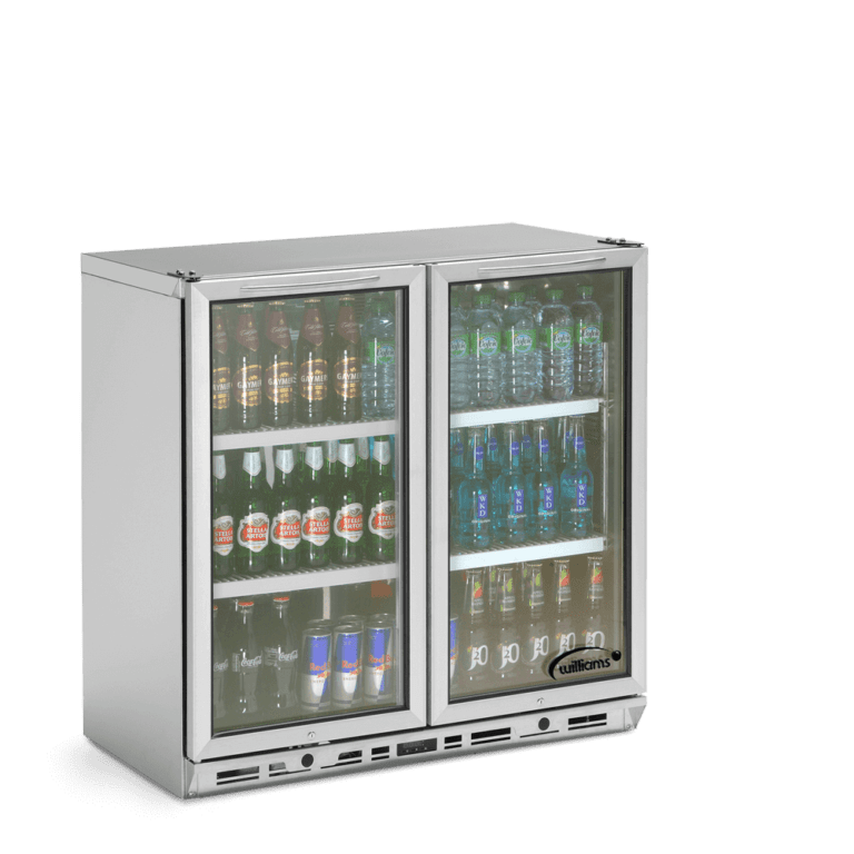 WILLIAMS BC2-SS Commercial Double Door Bottle Cooler - 184 Bottles