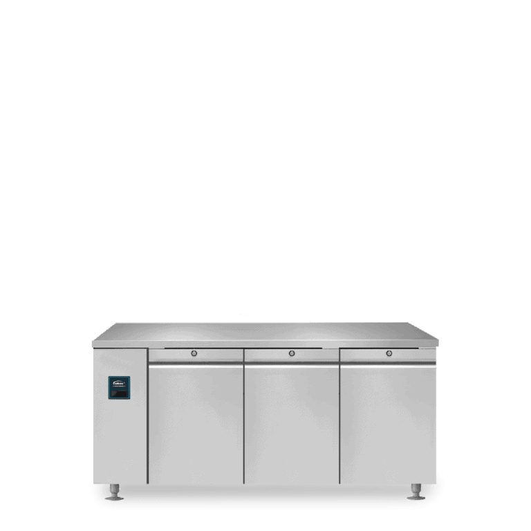 WILLIAMS HJC3R Jade Remote 3 Door Prep Counter Fridge - 545ltr