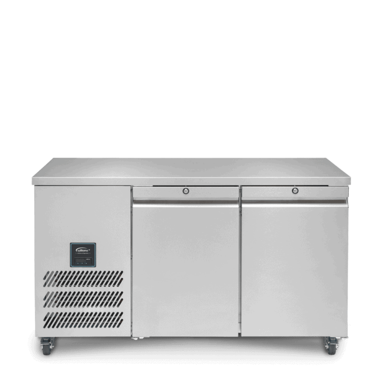 WILLIAMS MJC2 Jade 2 Door Prep Counter Meat Fridge - 374ltr