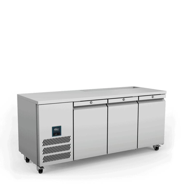 WILLIAMS MJC3 Jade 3 Door Prep Counter Meat Fridge - 545ltr