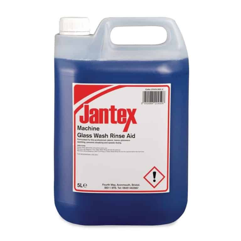 Jantex CF979 Commercial Glasswasher Rinse Aid - 5 litre