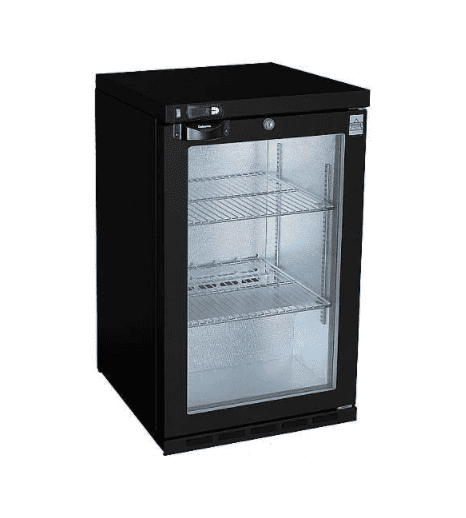 OSBORNE 30ES-GBL eCold Low Height Black Commercial Single Door Bottle Cooler