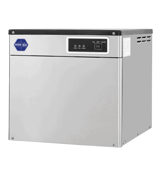 BLUE ICE MACHINE ICM220 Commercial Ice Cube Maker & Storage Bin - 120kg/24hr
