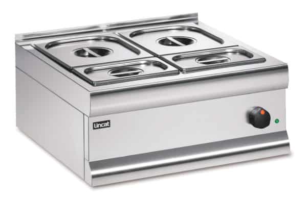 Lincat Silverlink 600 Electric Counter-top Bain Marie - Dry Heat - Gastronorms - Base + Dish Pack - W 600 mm - 0.75 kW