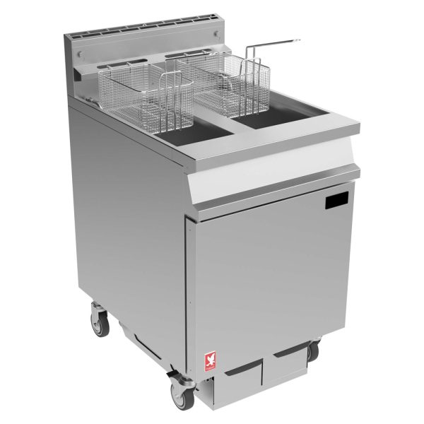 FALCON G3865F Twin Basket Deep Fat Fryer with Filtration