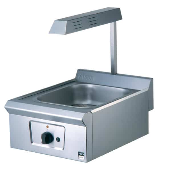LD60 Countertop Chip Scuttle with heat lamp