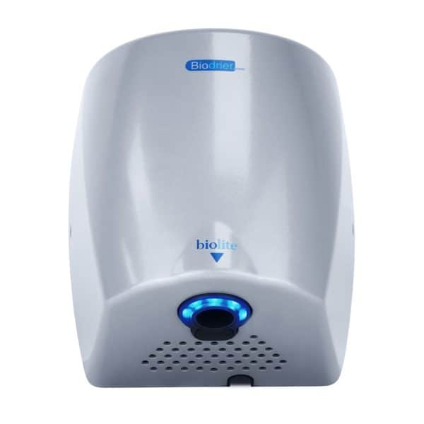 Silver Biodrier Biolite Hand Dryer 0.65-0.9kW Ultra Small, High Speed