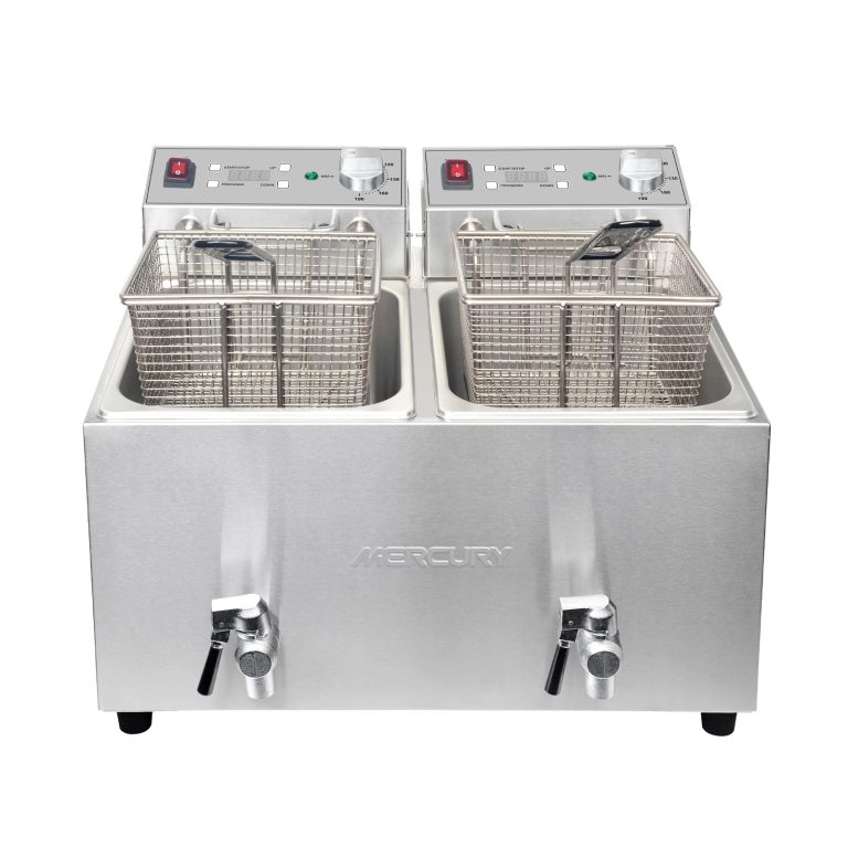 Mercury MEF-L8-DAT Twin Tank Countertop Electric Fryer