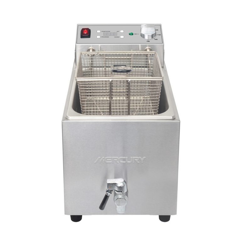 Mercury MEF-L8-SAT Single Tank Countertop Electric Fryer